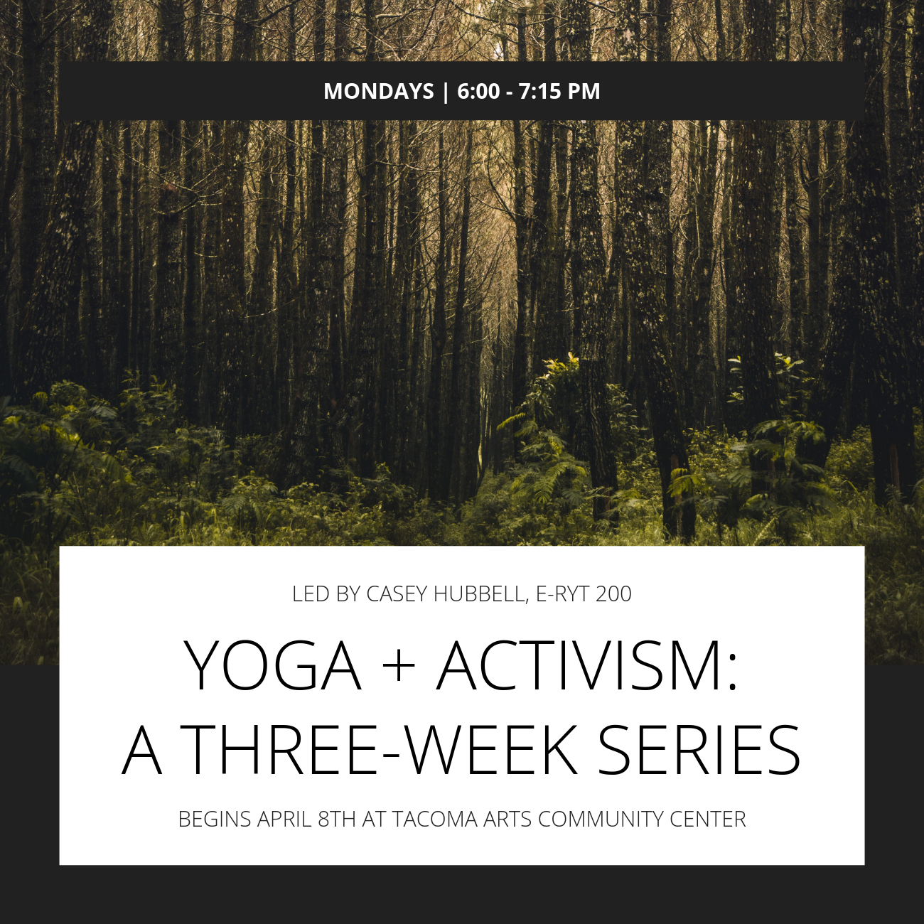 Z Yoga + Activism: A Three-Week Series